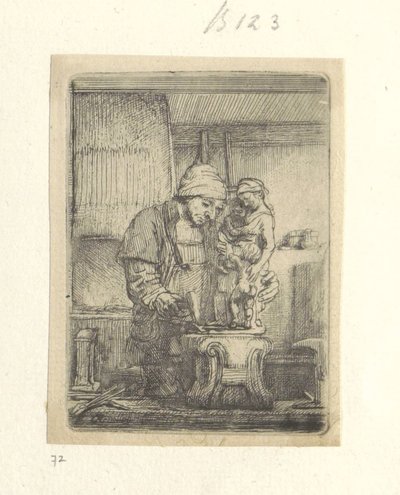 Goudsmid Samling af 85 originale tryk (serietitel) af Rembrandt van Rijn
