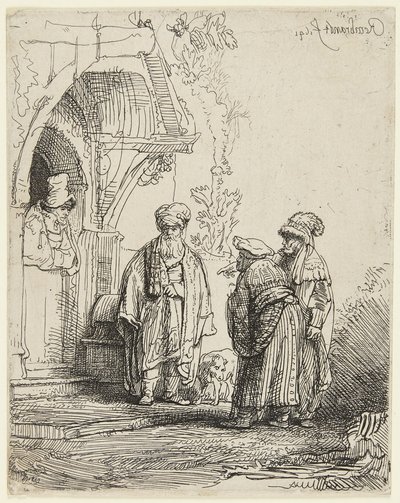 Jakob og Laban af Rembrandt van Rijn