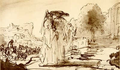Jakob og Rachel af Rembrandt van Rijn