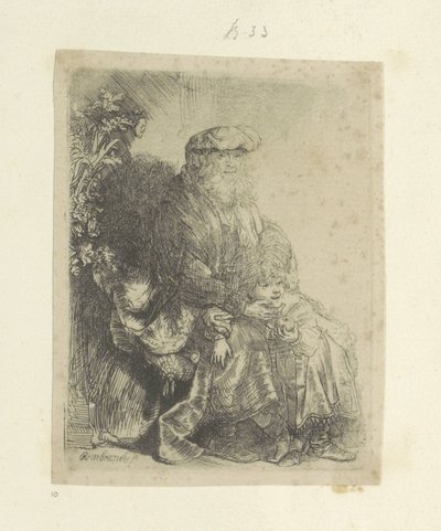 Jacob liefkoost Benjamin Samling af 85 originale tryk (serietitel) af Rembrandt van Rijn