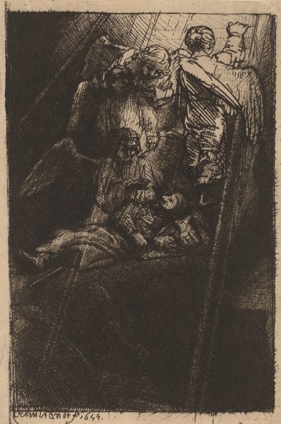 Jakobs stige, 1655. af Rembrandt van Rijn