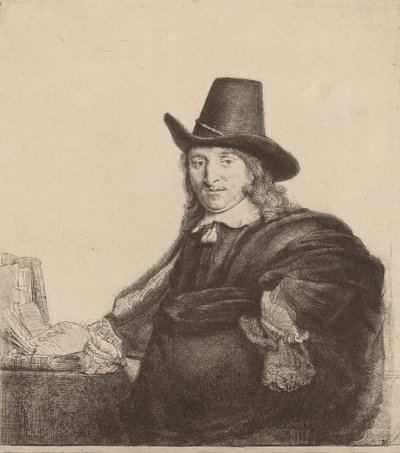 Jan Asselijn, ca. 1647. af Rembrandt van Rijn