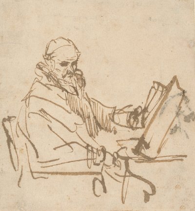 Jan Cornelisz Sylvius, prædikanten, 16441645. af Rembrandt van Rijn