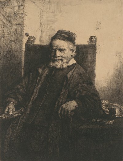 Jan Lutma, 1656., 1656. af Rembrandt van Rijn