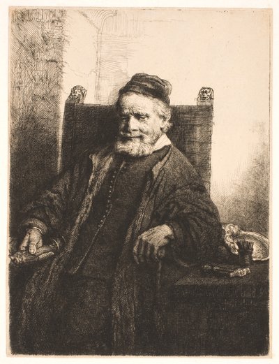 Jan Lutma, den ældre, guldsmed og billedhugger af Rembrandt van Rijn