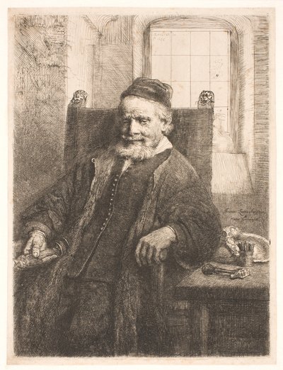 Jan Lutma, den ældre, guldsmed og billedhugger af Rembrandt van Rijn