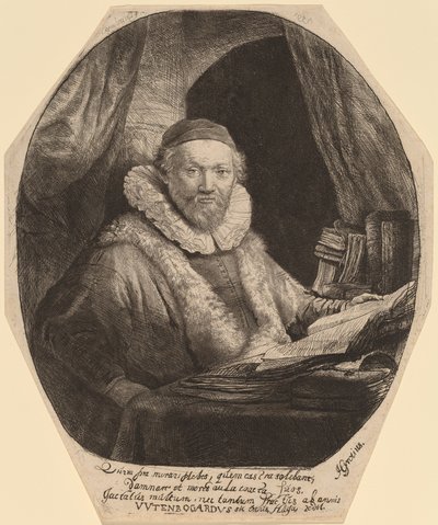 Jan Uytenbogaert af Rembrandt van Rijn