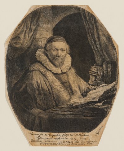 Jan Uytenbogaert af Rembrandt van Rijn