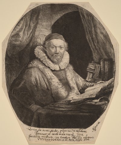 Jan Uytenbogaert af Rembrandt van Rijn