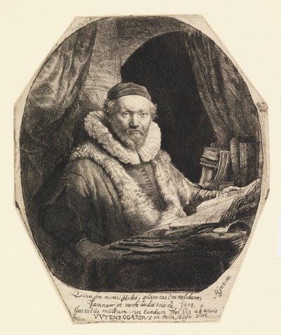 Jan Uytenbogaert, Prædikant af Rembrandt van Rijn
