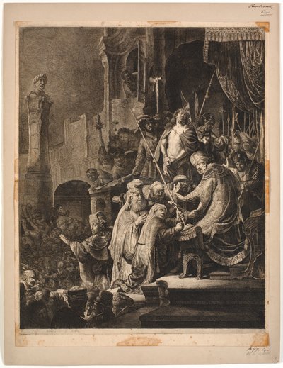 Jesus før Pilatus af Rembrandt van Rijn