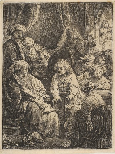 Joseph fortæller sine drømme, 1638. af Rembrandt van Rijn