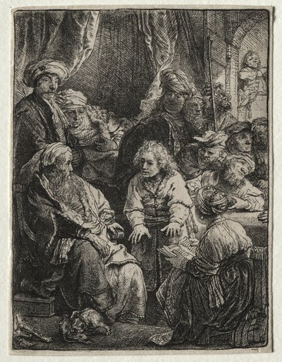 Joseph fortæller sine drømme af Rembrandt van Rijn