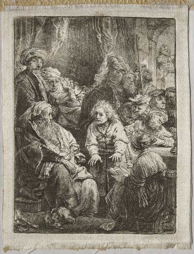Joseph fortæller sine drømme af Rembrandt van Rijn