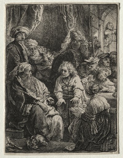 Joseph fortæller sine drømme, 1638. af Rembrandt van Rijn
