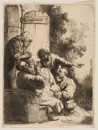 Josefs frakke bragt til Jakob af Rembrandt van Rijn