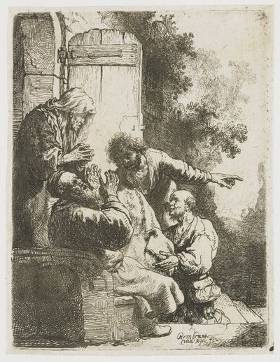 Josefs frakke bragt til Jakob af Rembrandt van Rijn