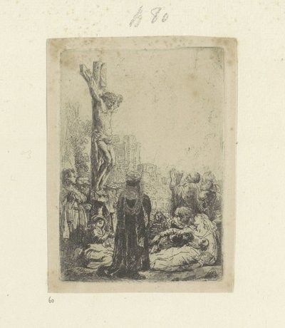 Kruising: lille plade Samling af 85 originale tryk (serietitel) af Rembrandt van Rijn