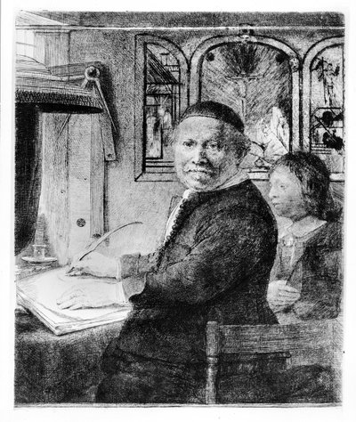 Lieven Willemsz van Coppenol, ca. 1658 (ætsning) af Rembrandt van Rijn