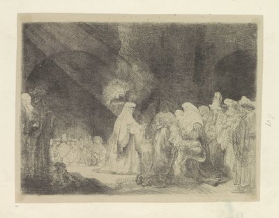 Loflied van Simeon Samling af 85 originale tryk (serietitel) af Rembrandt van Rijn