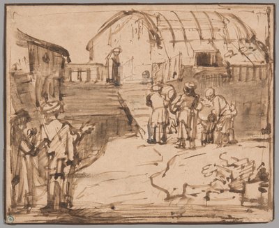 Noahs Ark af Rembrandt van Rijn