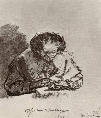 Portræt af Titia van Uylenburgh af Rembrandt van Rijn