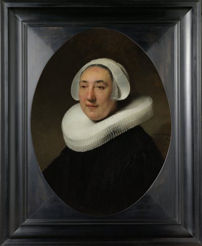 Portræt af Haesje Jacobsdr van Cleyburg, 1634 af Rembrandt van Rijn