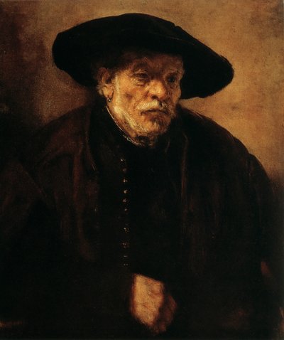 Portræt af Rembrandts bror, Andrien van Rijn, 1654 af Rembrandt van Rijn