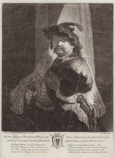 Portræt af William Tell af Rembrandt van Rijn