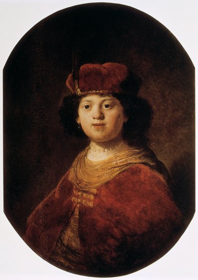 Portræt af en dreng, 1600-tallet af Rembrandt van Rijn