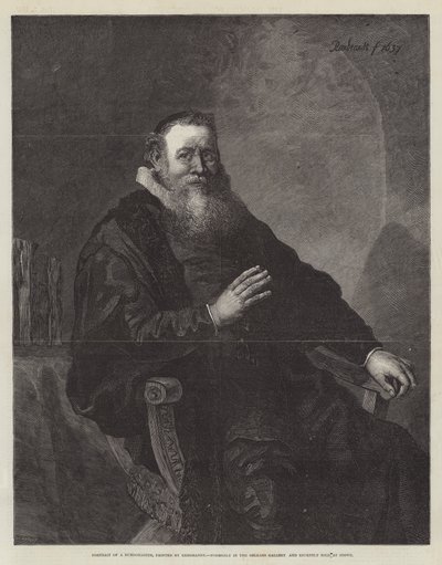 Portræt af en Borgmester af Rembrandt van Rijn