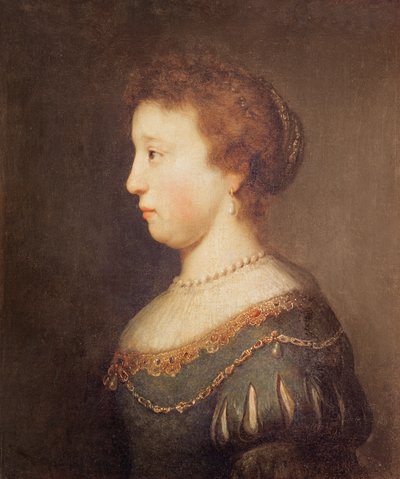 Portræt af en kvinde af Rembrandt van Rijn