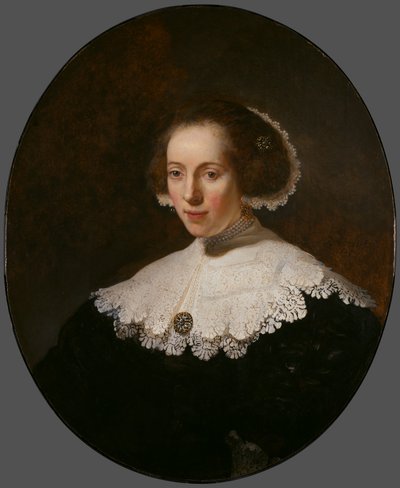 Portræt af en kvinde, ca. 1632-35 af Rembrandt van Rijn