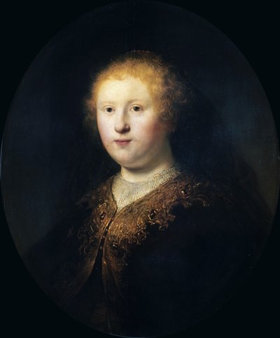 Portræt af en ung kvinde, 1632. af Rembrandt van Rijn