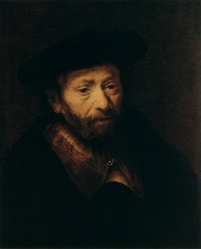 Portræt af en gammel mand, 1600-tallet af Rembrandt van Rijn