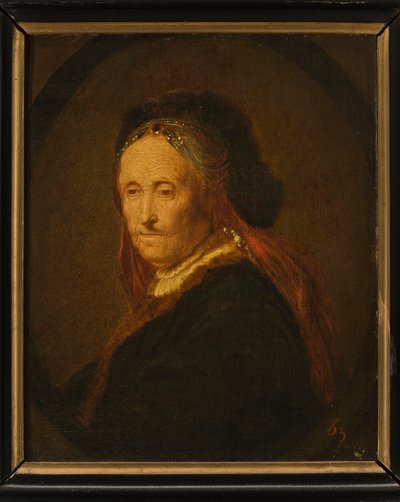 Portræt af Rembrandts mor () af Rembrandt van Rijn