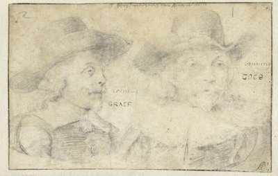Portrætter af Cornelis de Graeff og Frans Banningh Cocq af Rembrandt van Rijn