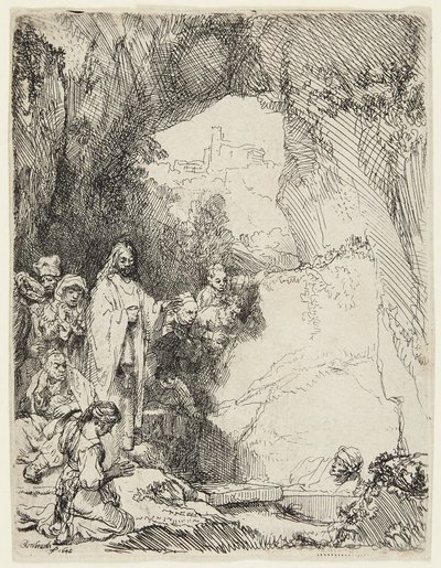 Opvækningen af Lazarus af Rembrandt van Rijn