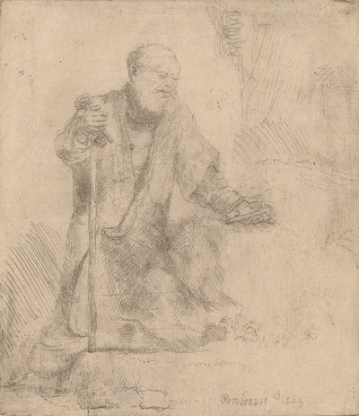 Sankt Peter i bod, 1645. af Rembrandt van Rijn