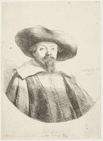 Samuel Manasseh Ben Israel af Rembrandt van Rijn