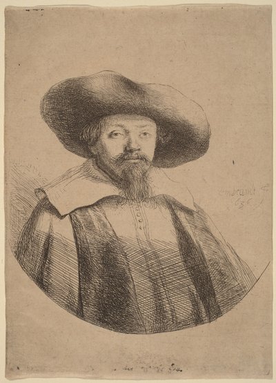 Samuel Menasseh ben Israel af Rembrandt van Rijn