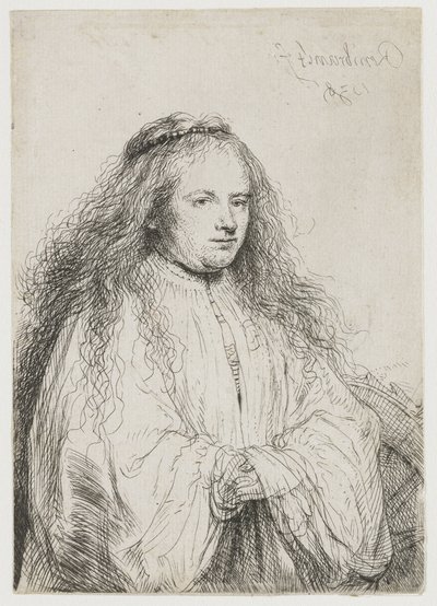 Saskia som den hellige Katarina af Alexandria St Catherine (