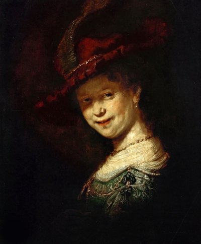 Saskia van Uylenburgh som pige, 1633. af Rembrandt van Rijn
