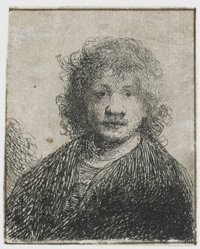 Selvportræt med bred næse Selvportræt med bred næse af Rembrandt van Rijn