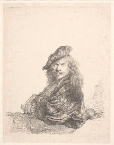 Selvportræt af Rembrandt van Rijn
