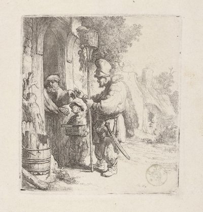 Forhandler af rottegift (Szczurołap) af Rembrandt van Rijn