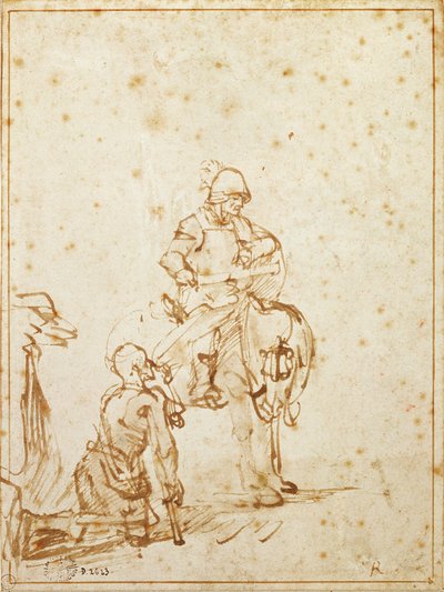 Sankt Martin og Tiggeren af Rembrandt van Rijn