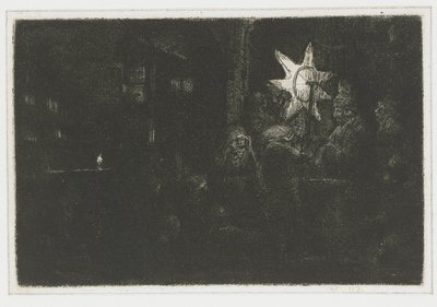 Kongernes stjerne The Star of the Kings: et natstykke af Rembrandt van Rijn