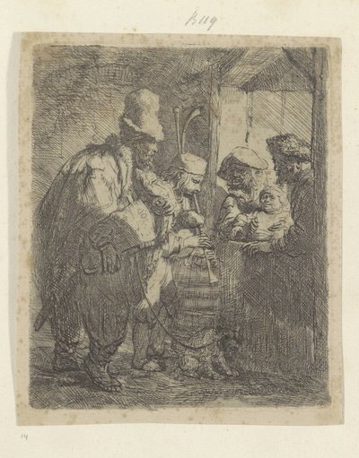 Straatmuzikanten Samling af 85 originale tryk (serietitel) af Rembrandt van Rijn