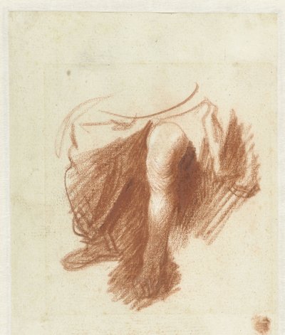 Studie af en kvindes ben af Rembrandt van Rijn